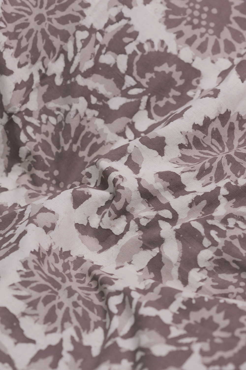 Grey Garden Dabu Cotton Fabric - 1.6m - Image 3