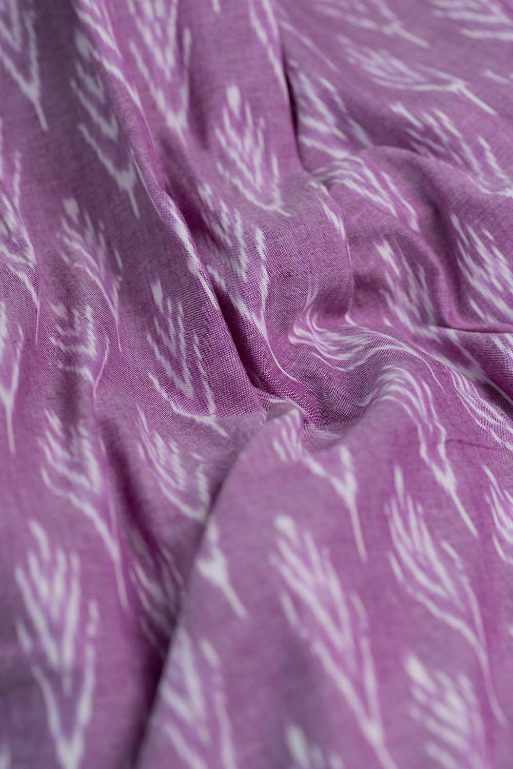 Big Butta - Pink Ikat Cotton Fabric - 0.5m - Image 3