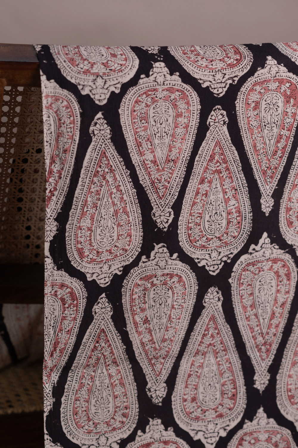 Big Butta Printed kalamkari Cotton Fabric - Image 2