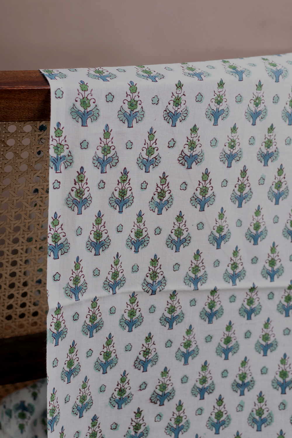 Breeze Buti Sanganeri Cotton Fabric - Image 3