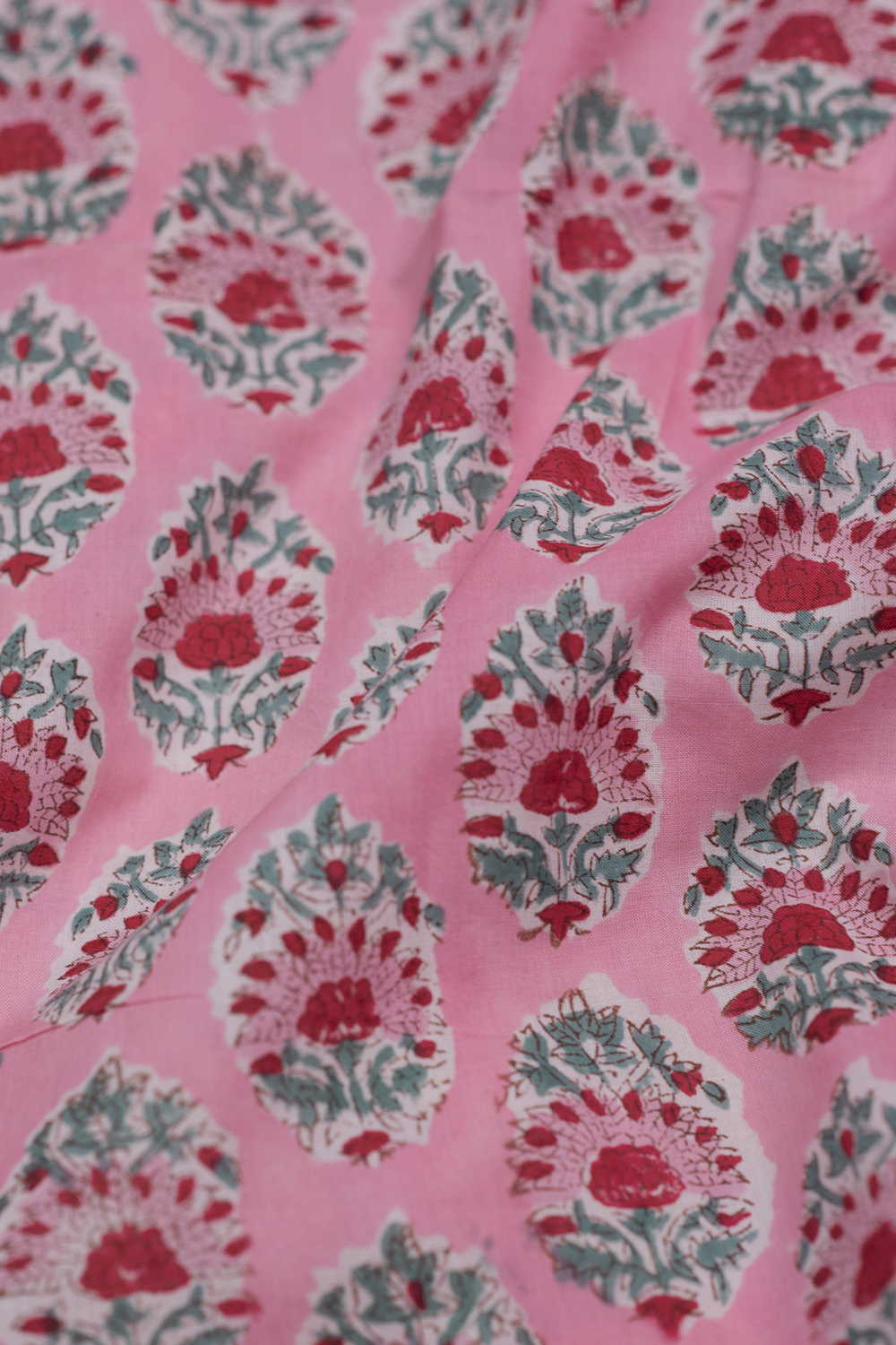 Finest Buttas Sanganeri Cotton Fabric - Image 3