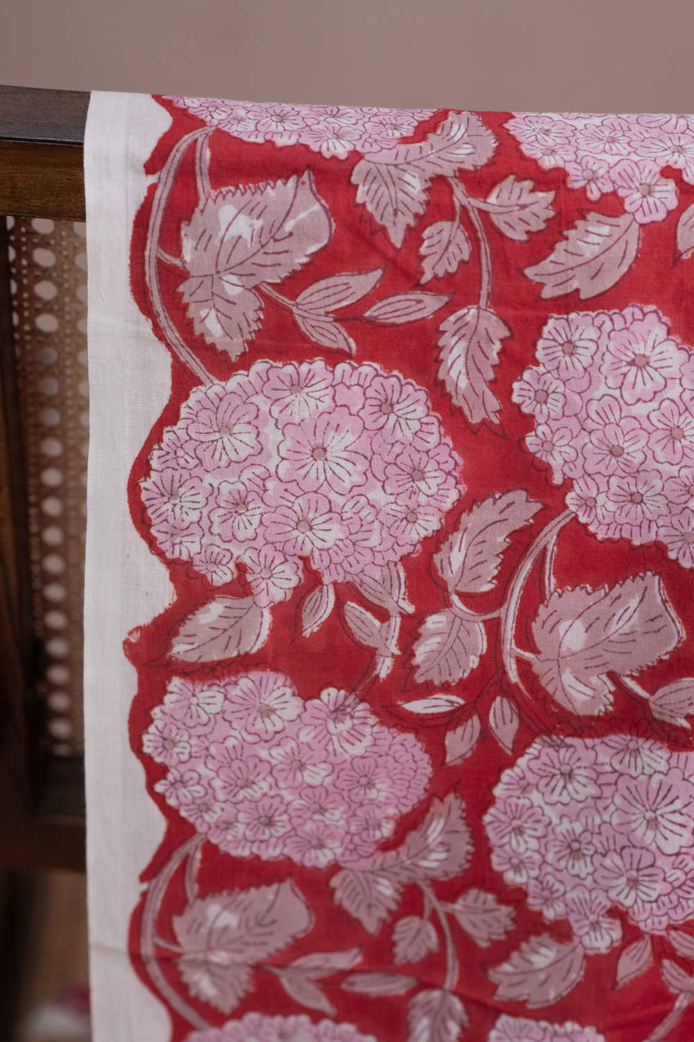Blooming Bouquet Sanganeri Cotton Fabric