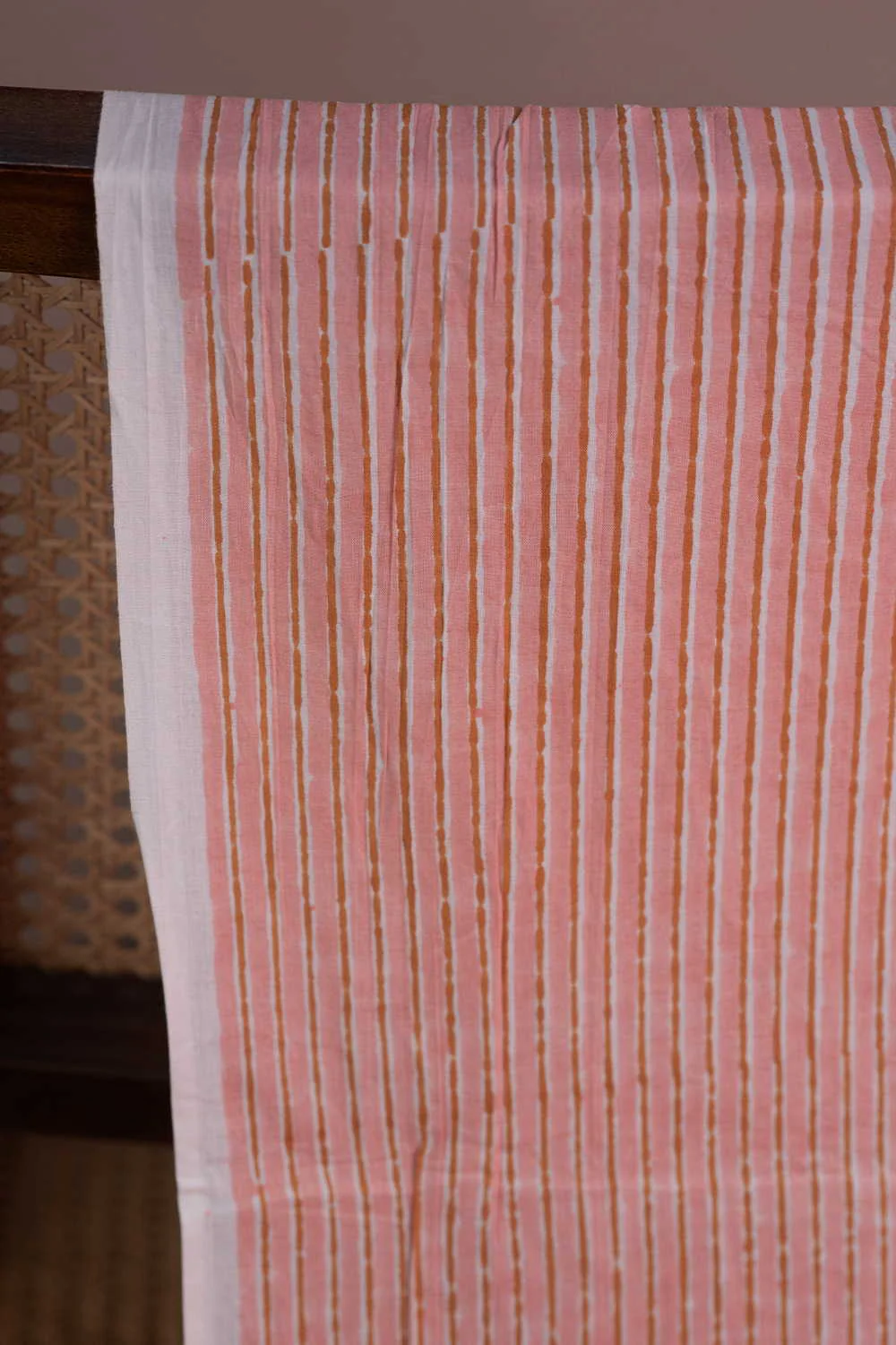 Endless Lines Sanganeri Cotton Fabric - Image 2