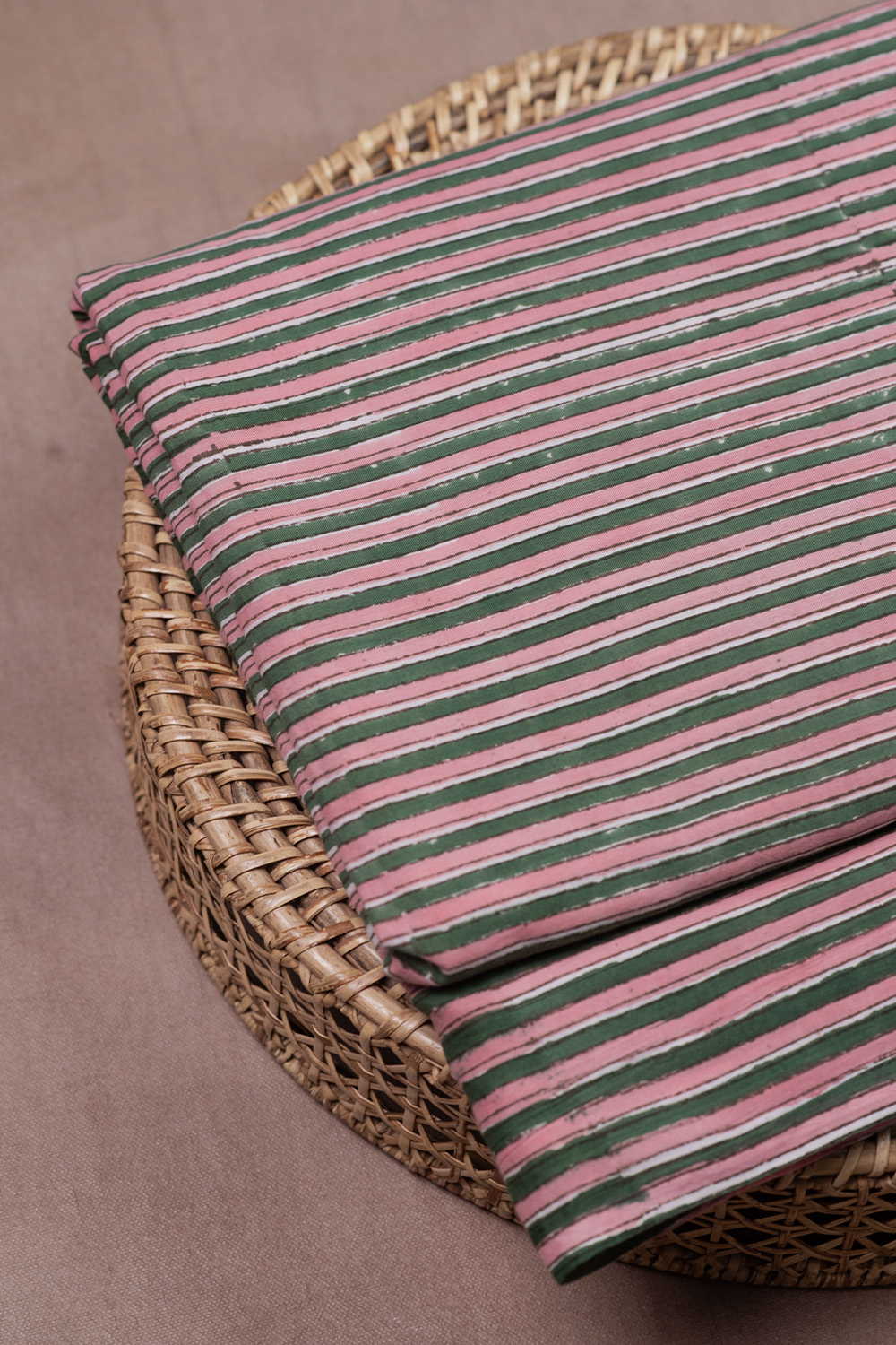 Vertical Grace Sanganeri Cotton Fabric - Image 2