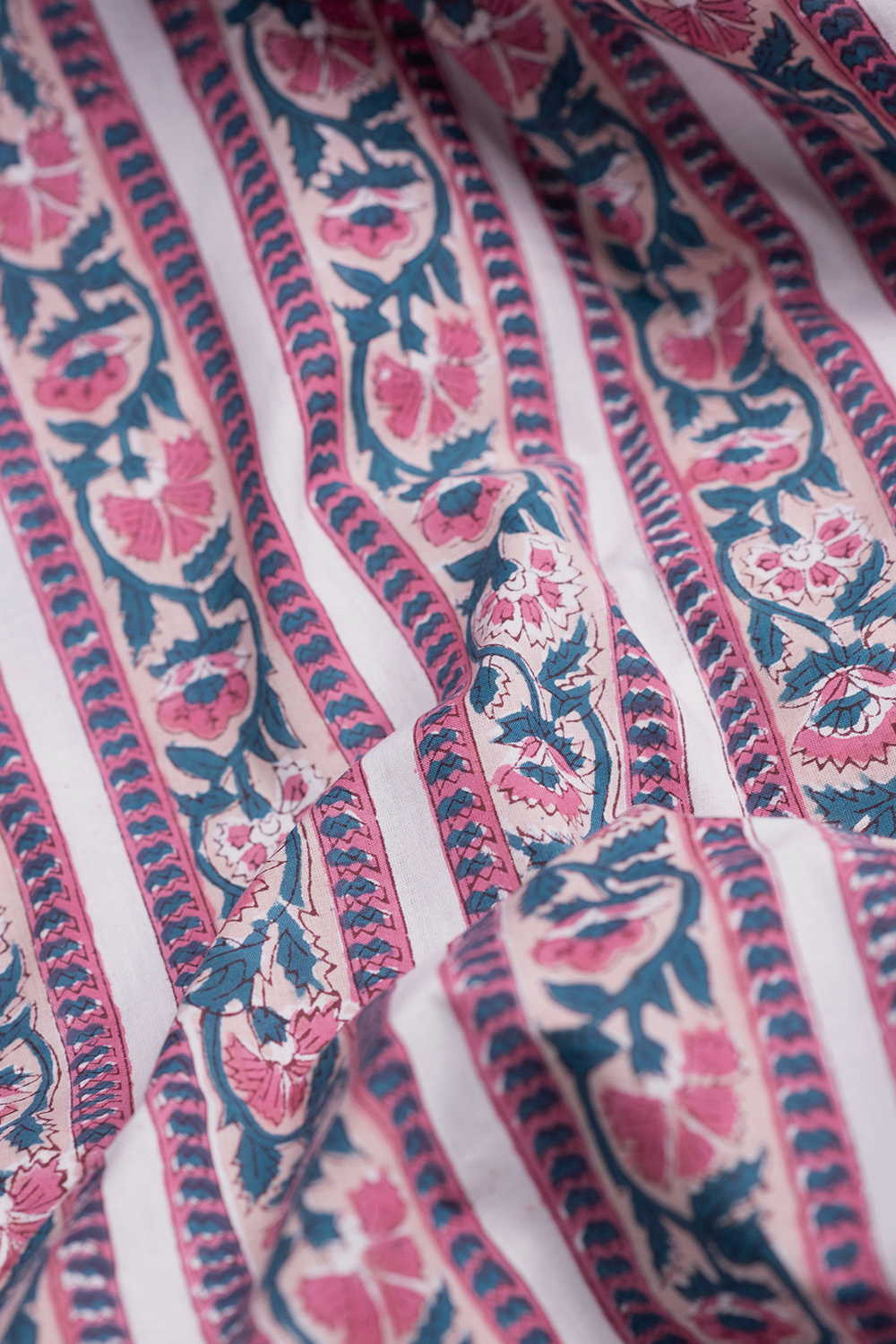 Freeform Flow Sanganeri Cotton Fabric - Image 3