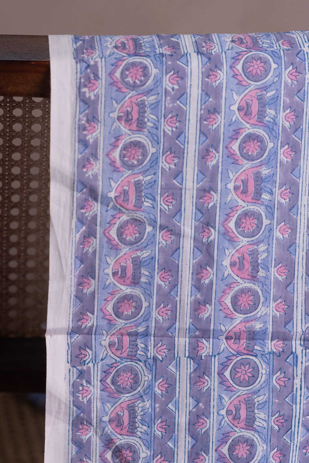 Bloom Trail Sanganeri Cotton Fabric - Image 2