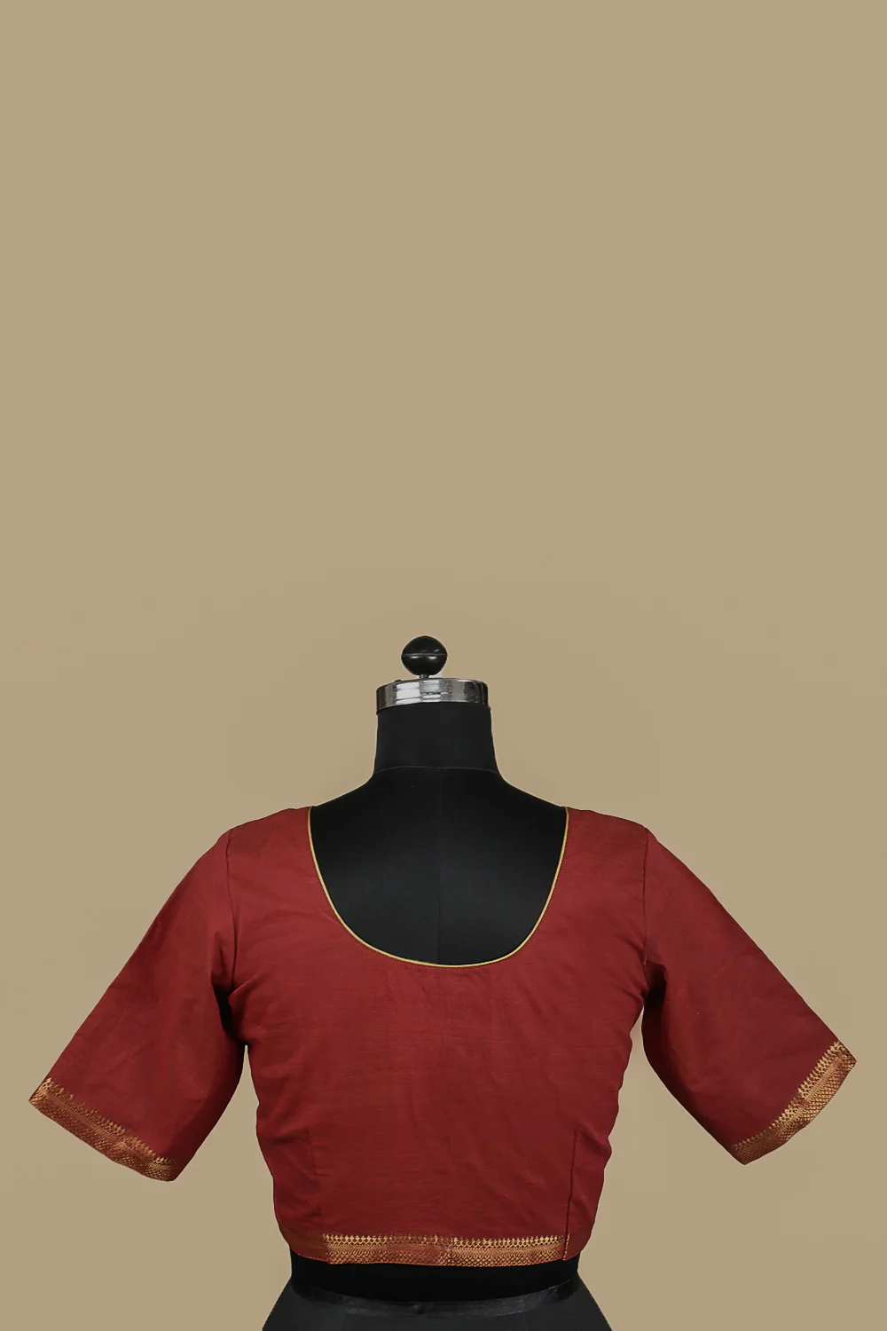 Handwoven Mangalagiri Border Stitched Blouse 34, 36, 38, 40 & 42 - Image 4