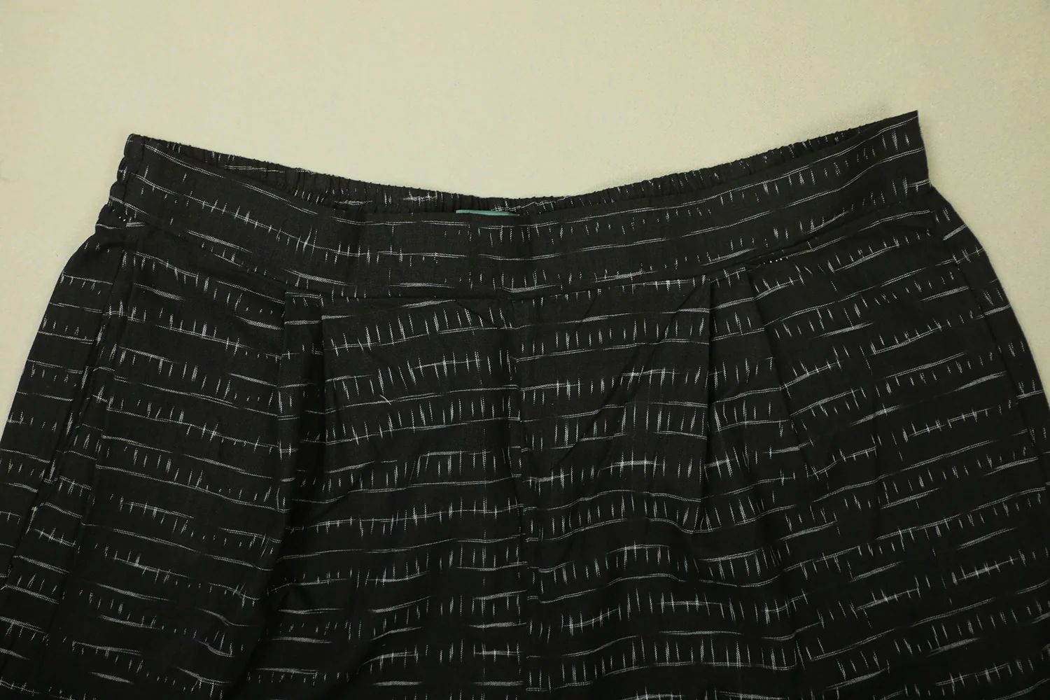 Irregular lines on Black Ikat Pant - Image 4