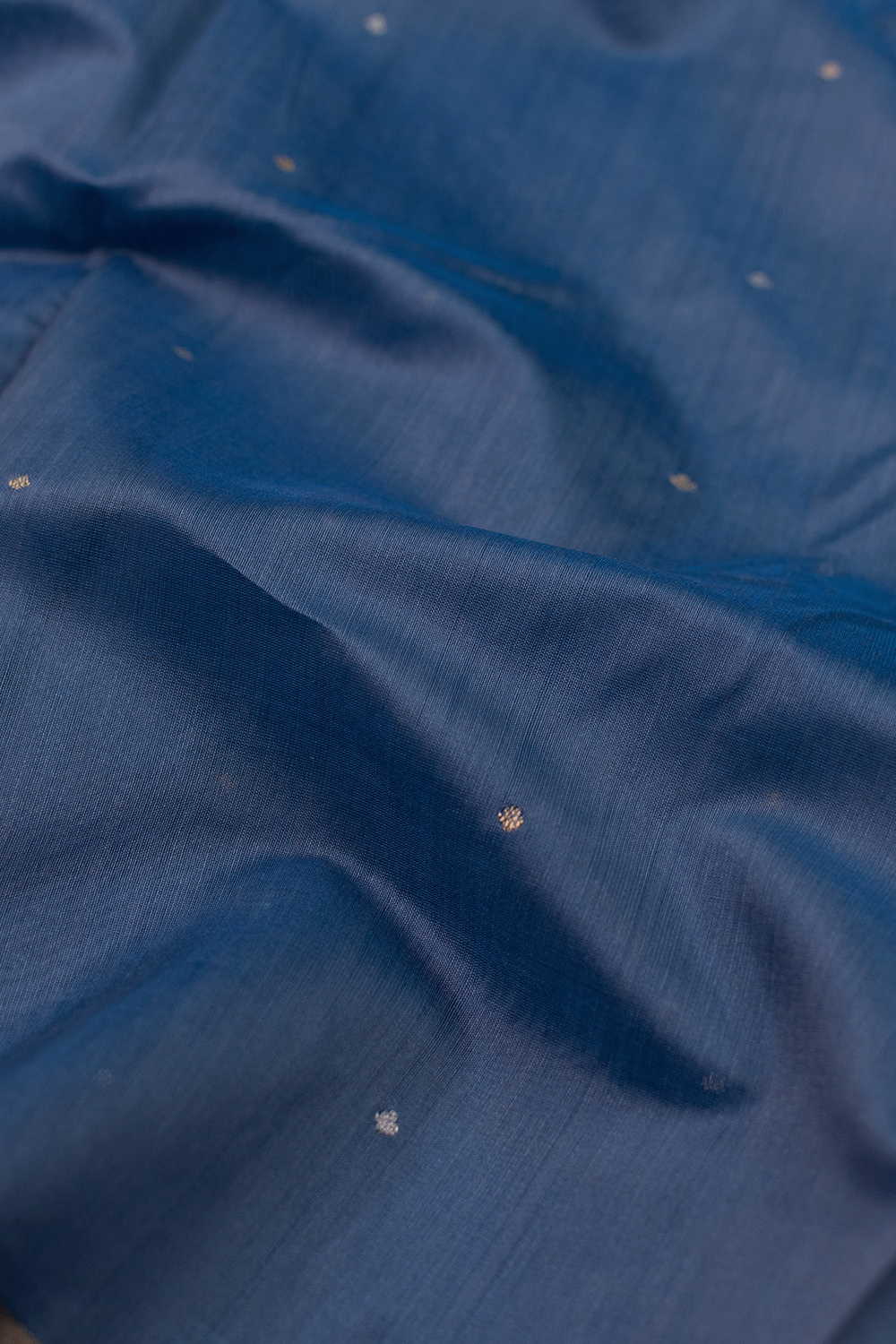 Tiny Zari Butti Chanderi Silk Cotton Fabric - 0.5m - Image 2