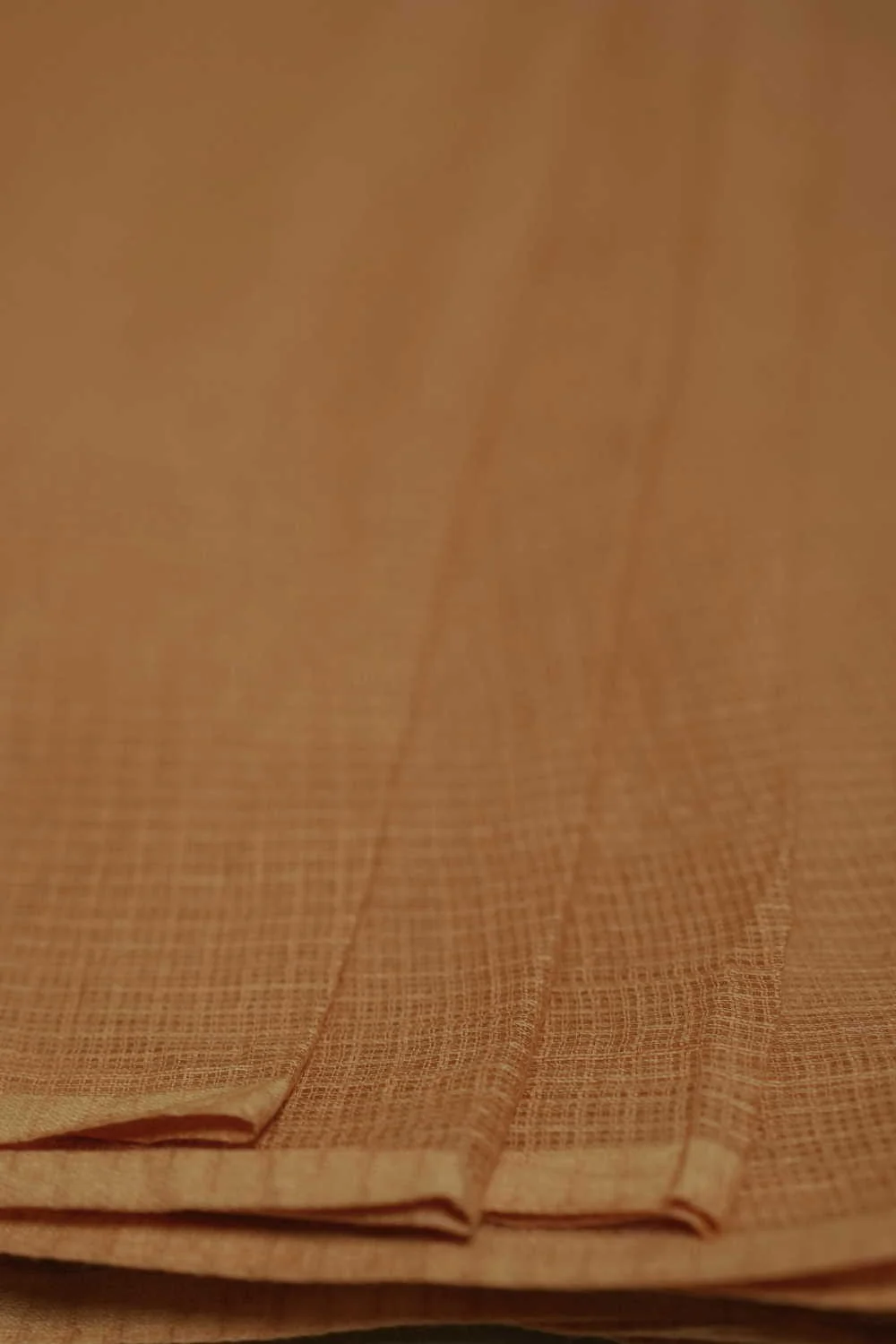 Middle Orange Kota Cotton Fabric