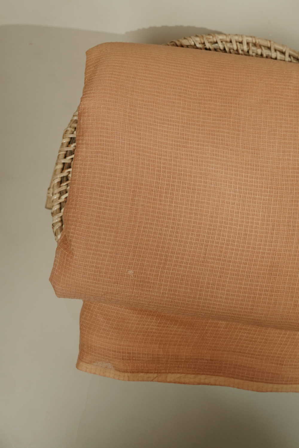 Middle Orange Kota Cotton Fabric - Image 3