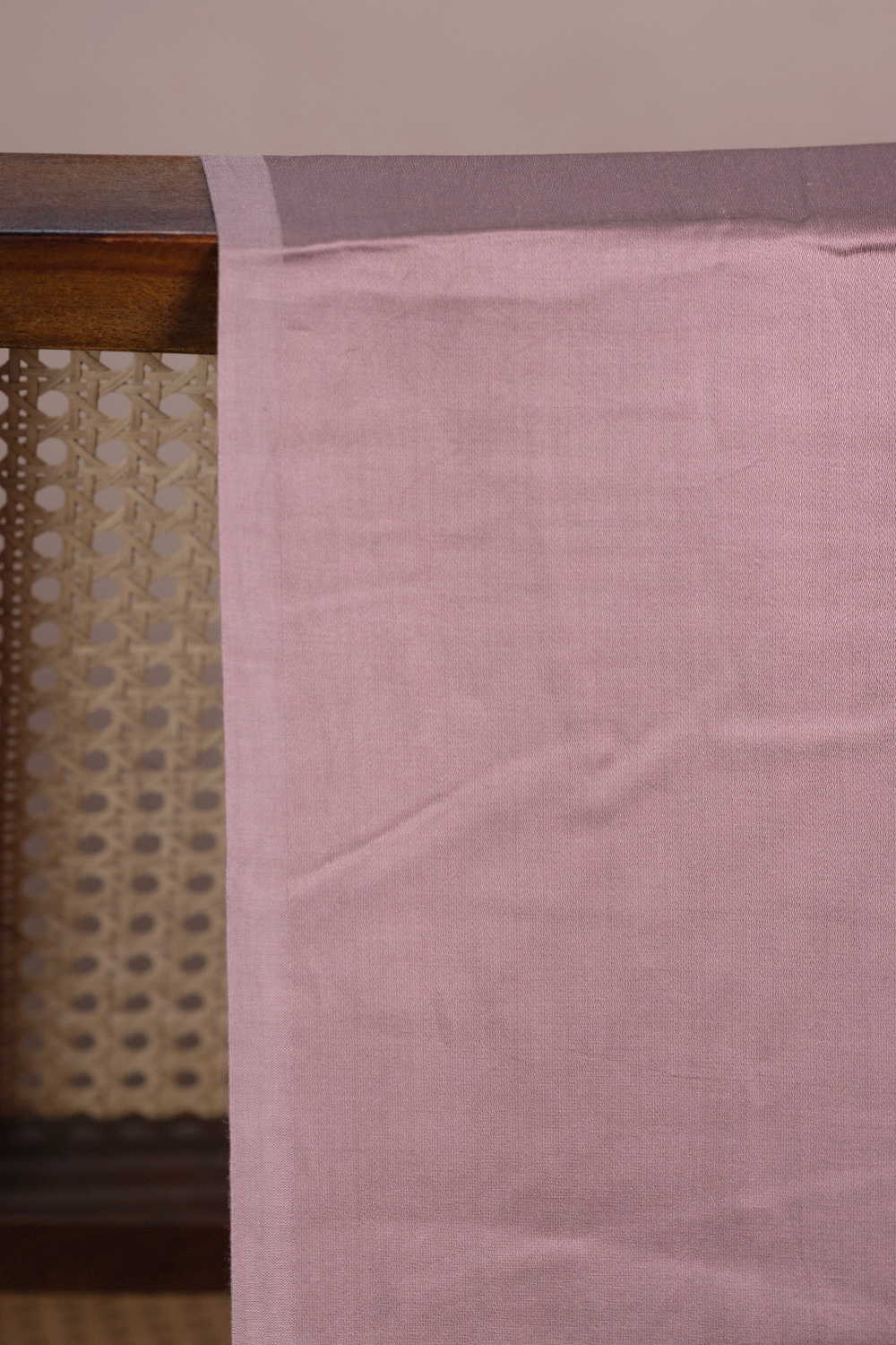 Mauve Pink Plain Modal Silk Fabric - Image 2