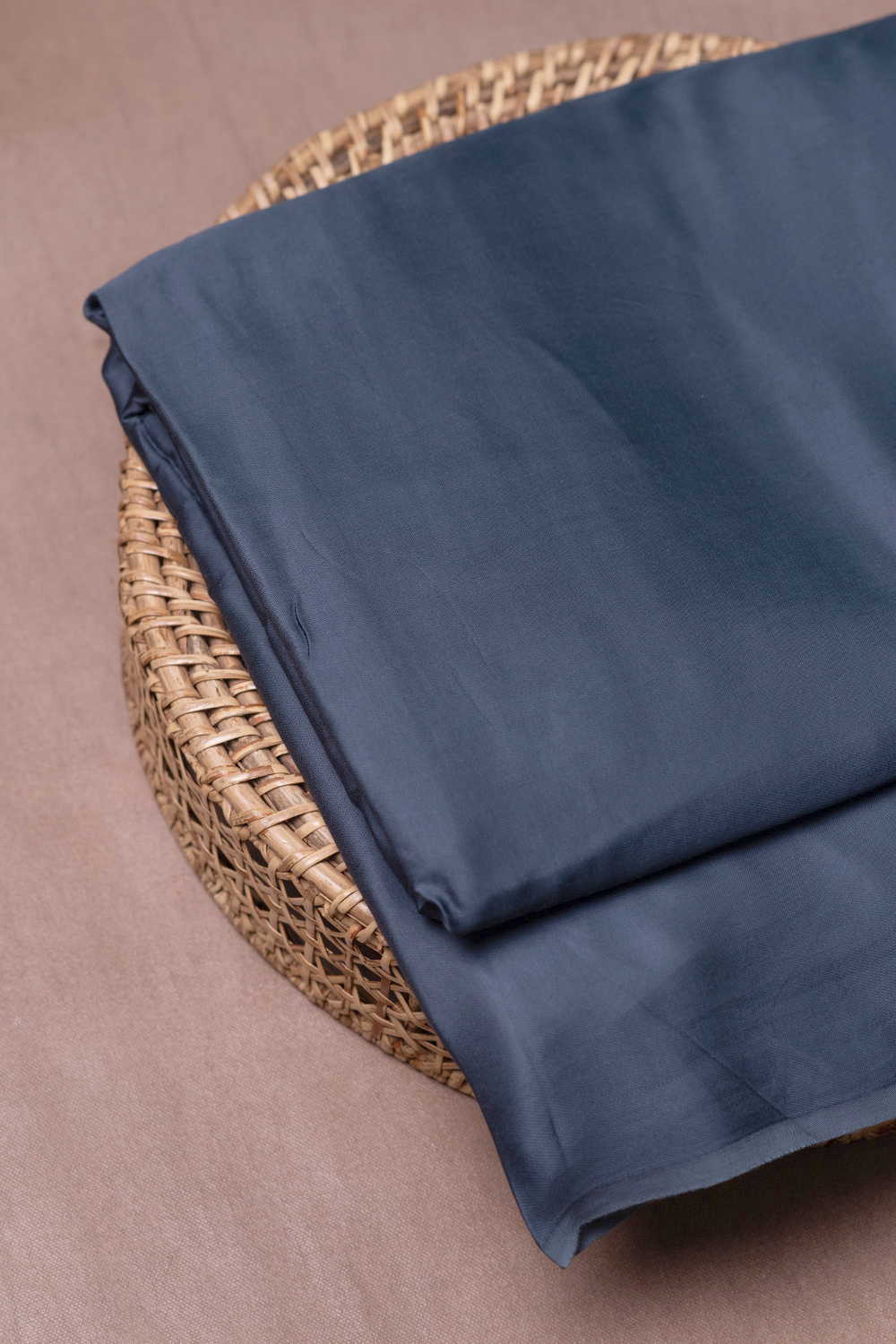 Slate Grey Plain Modal Silk Fabric